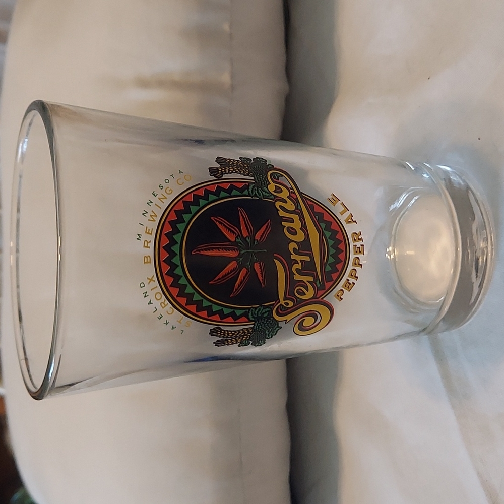 Serrano Pepper Ale Beer Glass